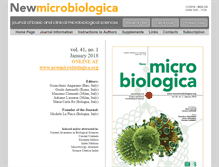 Tablet Screenshot of newmicrobiologica.org